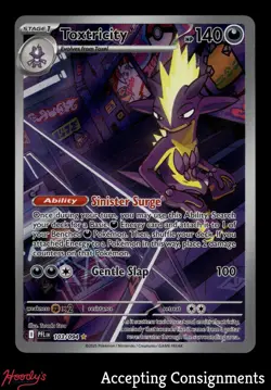 2025 Pokemon TCG Mega Evolution Phantasmal Flames #103 Toxtricity IR FULL ART - Image 1