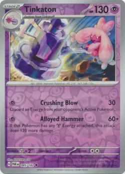 TINKATON 085/182 PARADOX RIFT POKEMON (REVERSE HOLO, NM) - Image 1