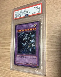 Yu-Gi-Oh! PSA 9 Blue-Eyes Ultimate Dragon - RP01-EN000 2008 Original Retro Pack - Image 2