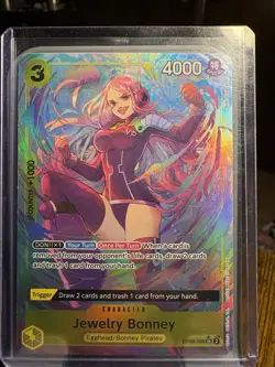 One Piece CCG Jewelry Bonney SR OP08-105 Two Legends English - Image 1