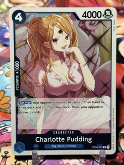 CHARLOTTE PUDDING - One Piece OP06-047 - R Rare - Wings of the Captain - Image 1