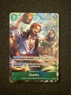 Shanks (Alternate Alt Art) OP14-027 R Holo THE AZURE SEA'S SEVEN English - Image 1