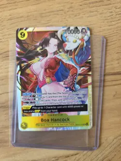 One Piece The Azure Sea's Seven Boa Hancock OP14-112 SR Foil NM - Image 1