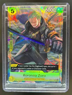 2025 One Piece Illustration Box Vol 3 Roronoa Zoro Promo #OP07-113 - Image 1