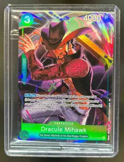 2025 One Piece Illustration Box Vol 4 Dracule Mihawk Promo #ST12-003 - Image 1