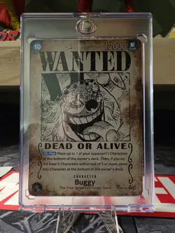 One Piece Buggy Wanted Poster SP OP09-051 Emperors in the New World FLAWLESS! - Image 1