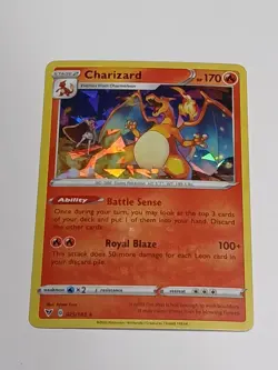 Charizard 025/185 LP/NM Cracked Ice Holo Pokemon TCG Card 25/185 - Image 1