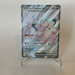 Pokemon Lillies Clefairy EX 195 Black Star Promo Card Scarlet & Violet NM - Image 1