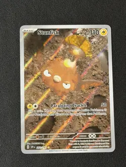 Stunfisk 202/191 Surging Sparks Illustration Rare Holo Pokemon Card English NM - Image 1