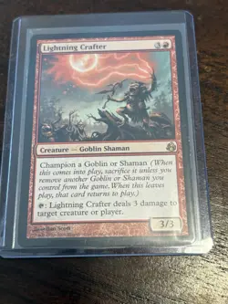 MTG Lightning Crafter - Morningtide Card # 93 - Image 1