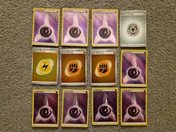 Holo Energy Pokemon Card Bundle x 12 TCG Joblot - Image 1
