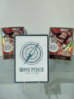 LOT OF 3 - One Piece OP13 EN Alternate Art Gold Don!! Card Gol.D.Roger 3x NM+ - Image 3