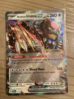 Bloodmoon Ursaluna ex 177 Sv: Scarlet & Violet Promo Cards Holo - Image 1