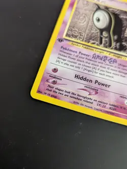 Pokemon Unown TCG Neo Discovery 14/75 Holo 1st Edition Rare Card LP - Image 2