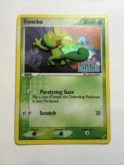 Pokemon TCG Treecko EX Crystal Guardians 67/100 Reverse Holo Card Stamped - Image 1