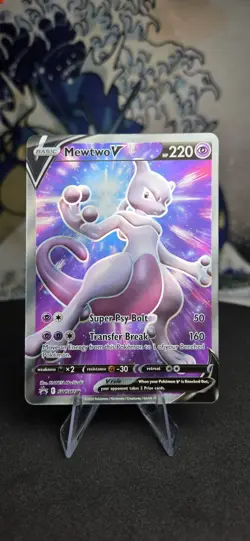 Mewtwo V SWSH229 SWSH: Sword & Shield Promo Cards Holo, Near Mint - Image 1