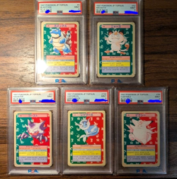 PSA 9 Pokemon card topsun Blue back & Green Back 1997 MINT Japanese Rare - Image 1