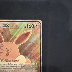 2019 Pokemon EEVEE GX Holo SM233 Sun & Moon Back Star Promo Textured Card NM LP - Image 3
