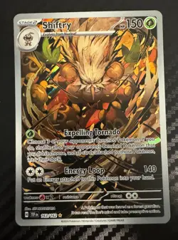 Shiftry 163/162 Illustration Rare Holo - Temporal Forces Pokemon Card - NM/M - Image 1