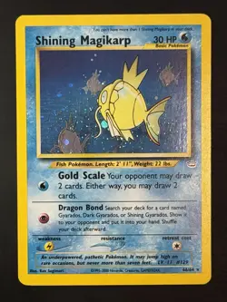 Pokemon TCG Shining Magikarp Holo Card Classic Collection 66/64 Neo Revelation - Image 1