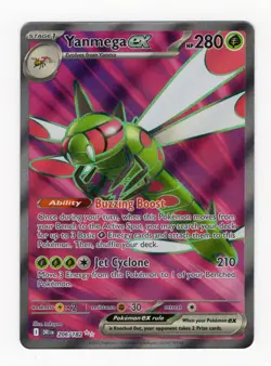 Pokemon TCG Yanmega EX Full Art Card Destined Rivals 206/182 Pack Fresh NM - Image 1
