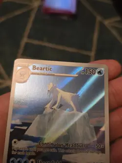 Pokemon Beartic Card 110/086 Black Bolt Illustration Rare English - Image 4