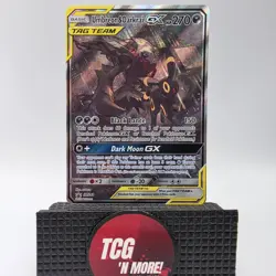Umbreon & Darkrai GX SM241 NM Tag Team Black Star Promo 2020 Pokemon Card - Image 1