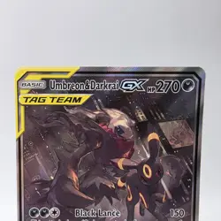 Umbreon & Darkrai GX SM241 NM Tag Team Black Star Promo 2020 Pokemon Card - Image 3