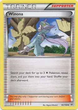 Winona 96/108 Uncommon - Pokemon XY Roaring Skies Card - Image 1