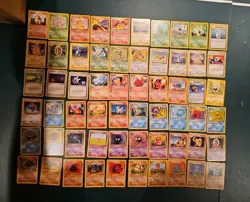 Lot Of 60 Vintage Pokemon Cards: Promos, First Edition, Mod Played - Image 1
