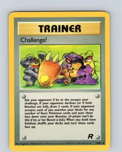 Pokemon TCG Challenge! Team Rocket Unlimited Uncommon Card WOTC LP-NM - Image 1