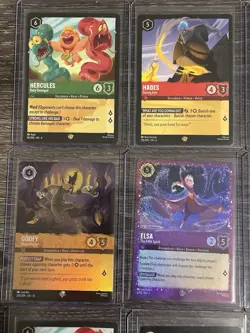 (9)Disney Lorcana Mixed Set Epic, Legendary, Promo and Foil 9 Card Lot - Image 2