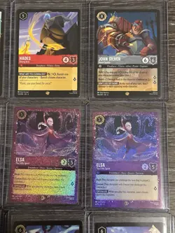 (9)Disney Lorcana Mixed Set Epic, Legendary, Promo and Foil 9 Card Lot - Image 3
