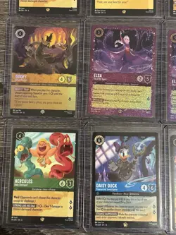 (9)Disney Lorcana Mixed Set Epic, Legendary, Promo and Foil 9 Card Lot - Image 5