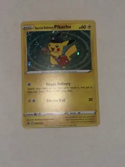 Special Delivery Pikachu SWSH074 SWSH: Sword & Shield Promo Cards Holo - Image 1