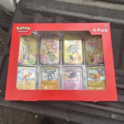 Pokemon 4 Pack Mini Tins + 4 Promo Cards Bundle - 151 SAMS CLUB EXCLUSIVE - Image 1