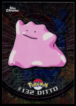 Ditto #132 - Topps Chrome Series 2 Pokemon Card Near Mint - Image 1