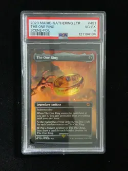 2023 Magic the Gathering MTG Scene Foil #451 The One Ring PSA 4 -TJ68 - Image 1