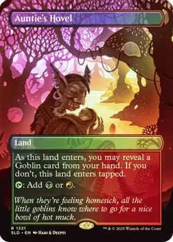 Magic The Gathering MTG AUNTIE'S HOVEL FOIL Secret Lair NM Near Mint - Image 1