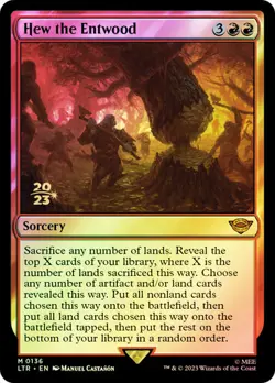 Magic The Gathering MTG HEW THE ENTWOOD FOIL The Lord of the Rings NM Near Mint - Image 1