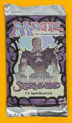 MTG TEMPEST Booster Pack (German) Sealed (OldManMTG 008-770) - Image 1