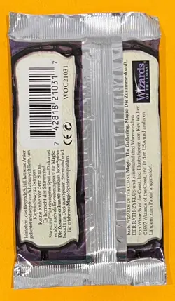MTG TEMPEST Booster Pack (German) Sealed (OldManMTG 008-770) - Image 2
