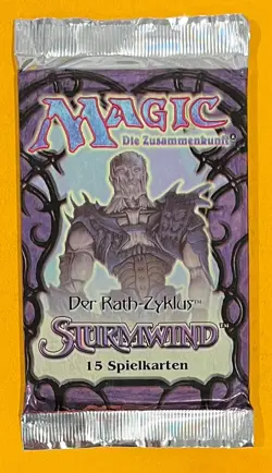 MTG TEMPEST Booster Pack (German) Sealed (OldManMTG 008-771) - Image 1