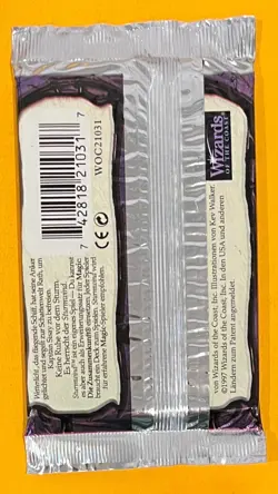 MTG TEMPEST Booster Pack (German) Sealed (OldManMTG 008-771) - Image 2