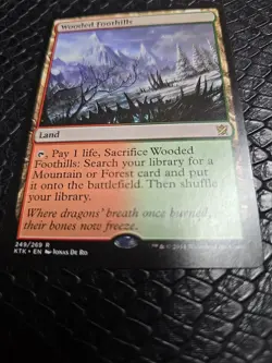 Magic The Gathering- Khans of Tarkir Wooded Foothills #249 - Image 1