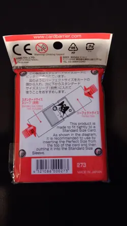 KMC Perfect Fit Sleeves Standard-sized Clear Pack of 100 Qty 5 Made In Japan - Image 3