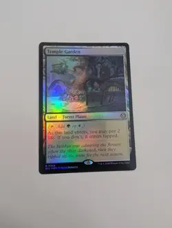 MTG - Temple Garden (Foil) - Lorwyn Eclipsed NM/M Condition - Image 1