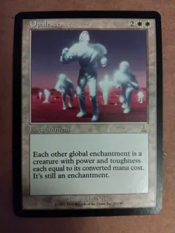 Opalescence - Magic The Gathering MTG - Urza's Destiny Rare - LP - Reserved List - Image 1