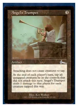 MTG - #121 Angel's Trumpet - Urza's Legacy - Image 1