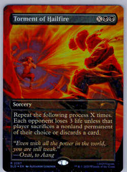 Torment of Hailfire (Rainbow Foil) #2287 MTG Secret Lair Drop Avatar - Image 1